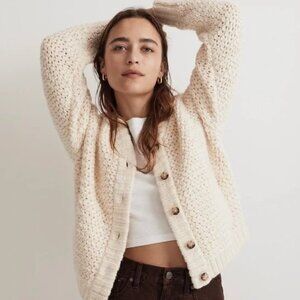 Madewell Bomber Cardigan Sweater, size M, NM623